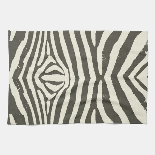 Zebra Stripe Animal Print Pattern Towel