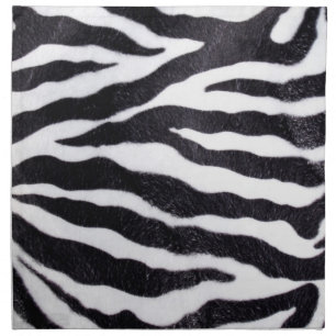 Zebra Stripe Animal Print Wild Cat Safari Napkins