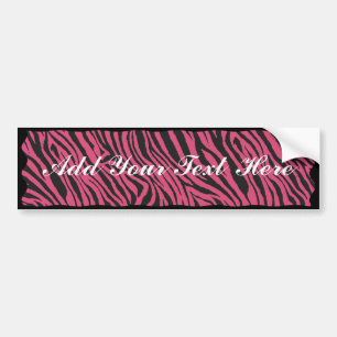 ZEBRA STRIPE -BUMPER STICKER