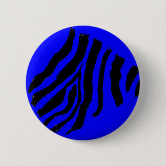 Zebra Stripe Button (Blue Raspberry)