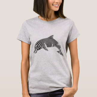 Zebra Stripe Dolphin Tee