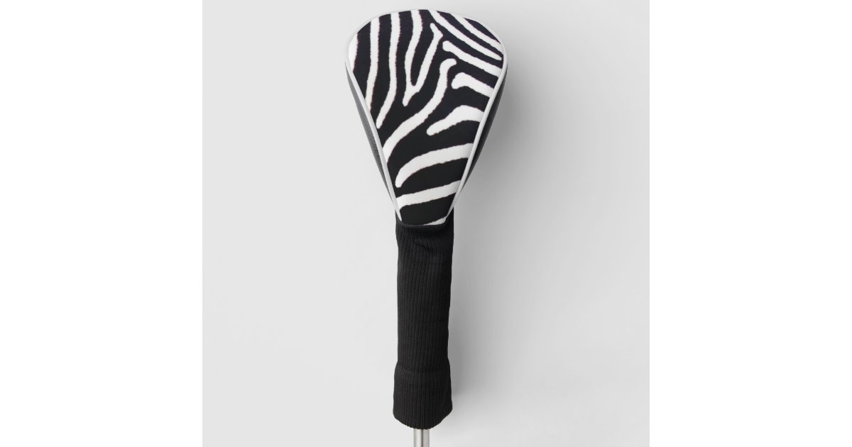 Zebra Stripe Golf Head Cover Zazzle