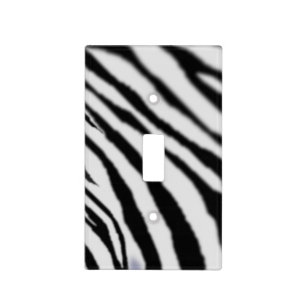 Zebra Stripe Light Switch Cover