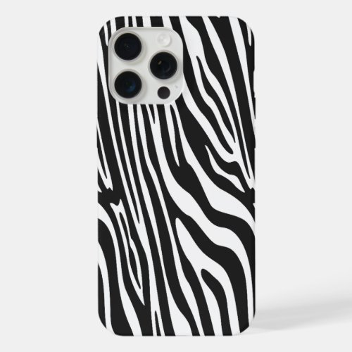 ZEBRA STRIPE PATTERN  iPhone 15 PRO MAX CASE