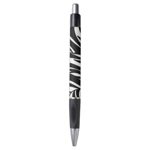 Zebra Stripe Pen _ Black White