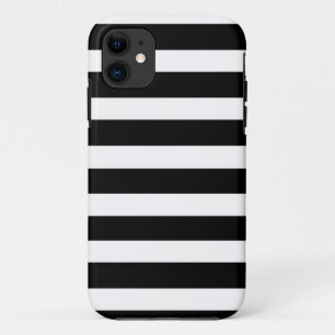 ZEBRA STRIPED! ( a black & white striped design) iPhone 11 Case