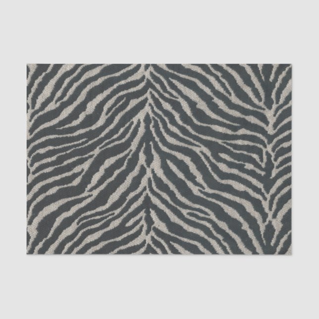 Zebra striped animal print tissue paper (Front)