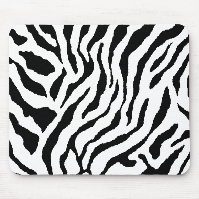 Zebra Striped Mousepad (Front)