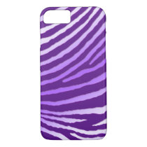 ZEBRA STRIPES: AMETHYST iPhone 8/7 CASE ZEBRA STRIPES: AMETHYST iPhone 8/7 CASE