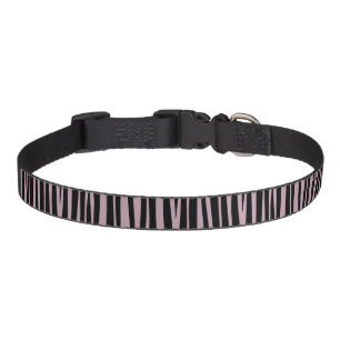Zebra stripes Animal pattern Lavender Shade Pet Collar
