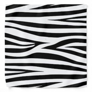 zebra stripes,animal print bandana