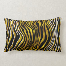 Zebra stripes animal skin print gold black white