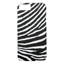 ZEBRA STRIPES: BLACK and WHITE iPhone 8/7 Case ZEBRA STRIPES: BLACK and WHITE iPhone 8/7 Case
