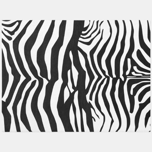 Zebra Stripes Black and White Pattern Rug | Zazzle