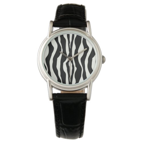 Zebra stripes _ Black and White Watch