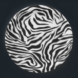 Zebra Stripes Black And White Wild Animal Print Paper Plates<br><div class="desc">Zebra Print – black and white pattern - wild animal print.</div>