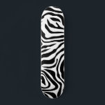 Zebra Stripes Black And White Wild Animal Print Skateboard<br><div class="desc">Zebra Print – black and white pattern - wild animal print.</div>