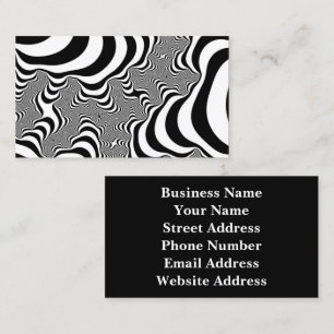 Zebra Stripes Business Card