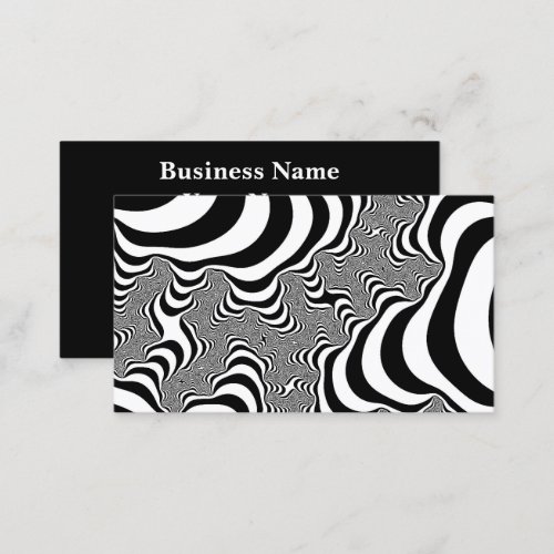 Zebra Stripes Business Card