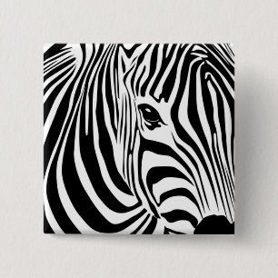 Zebra Stripes Button