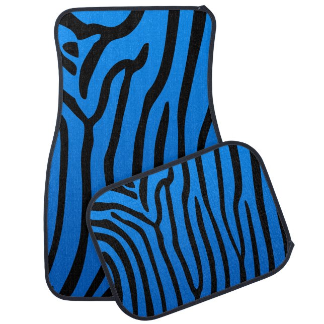 Zebra Stripes Car Mat (Set)