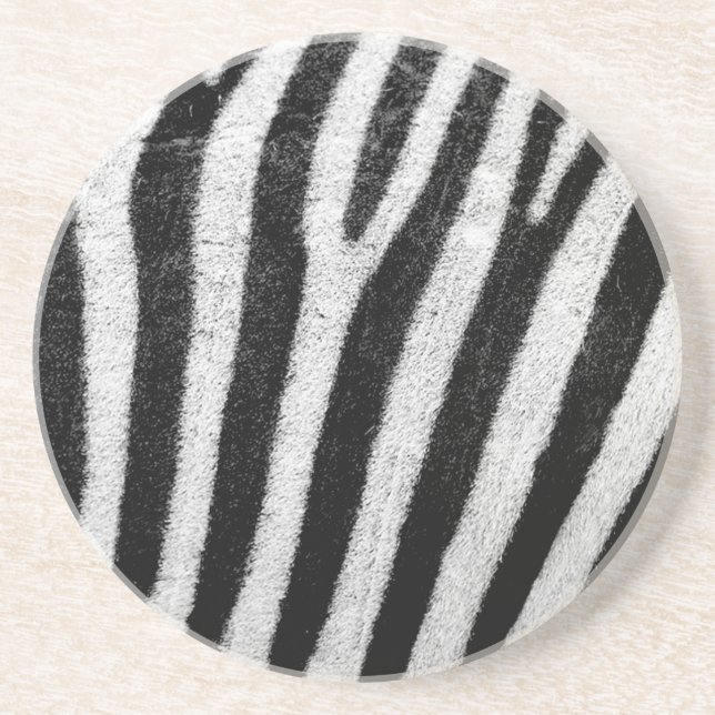 zebra Stripes Coaster (Front)