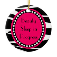 Zebra Stripes Drama Queen Door Hanger Ornament ornament