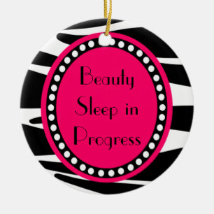 Zebra Stripes Drama Queen Door Hanger Ornament