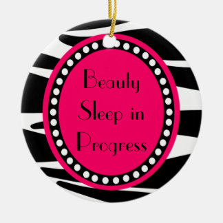 Zebra Stripes Drama Queen Door Hanger Ornament