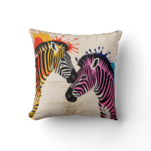 Zebra Stripes Elegance Kilim Pillows