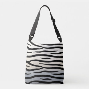 Zebra Stripes Exotic Animal Print Crossbody Bag