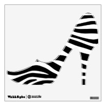 Zebra Stripes High Heels