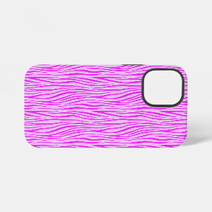 Zebra Stripes in a Powder Pink Safari Print iPhone 12 Mini Case