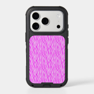 Zebra Stripes in a Powder Pink Safari Print iPhone 17 Pro Case