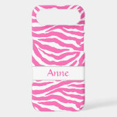 Zebra Stripes In Hot Pink On iPod Touch Case-Mate Case (Back)