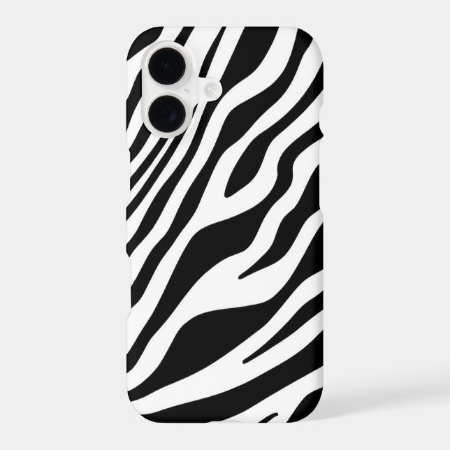 Zebra stripes iphone case (Back)