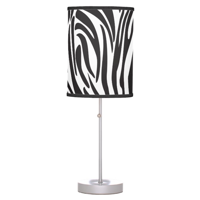 zebra table lamp