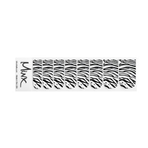Zebra Stripes Minx Nail Art