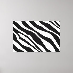 Zebra Stripes Modern Canvas Art