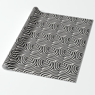 Zebra Stripes Modern Print  Wrapping Paper