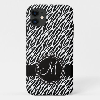 Zebra Stripes Monogram iPhone 5 Case-Mate 11 Case