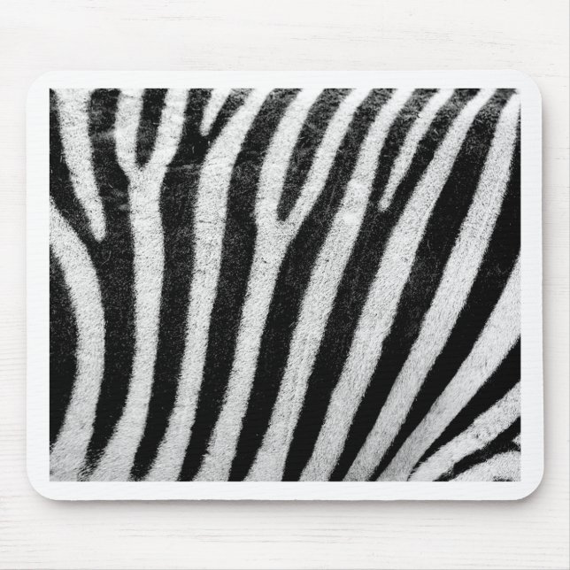 zebra Stripes Mouse Pad (Front)