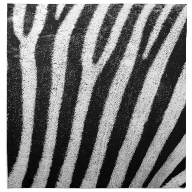 zebra Stripes Napkin (Front)