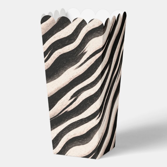 ZEBRA Stripes - Pattern 2 Favor Boxes (Back)