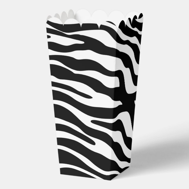 ZEBRA Stripes - Pattern 3 Favor Boxes (Back)