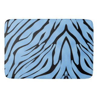 Zebra Stripes Pattern Bath Mat