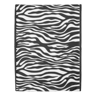 Zebra stripes pattern black & white + your ideas duvet cover