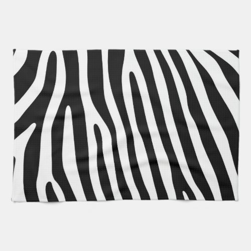 Zebra stripes pattern black  white  your ideas towel