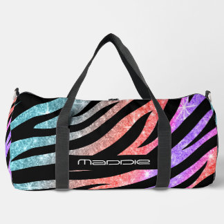 Zebra Stripes Pattern  Duffle Bag