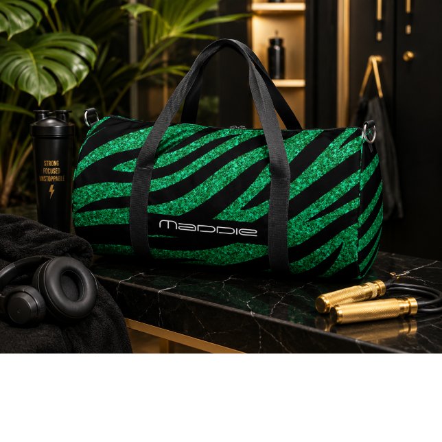Zebra Stripes Pattern  Duffle Bag (Creator Uploaded)